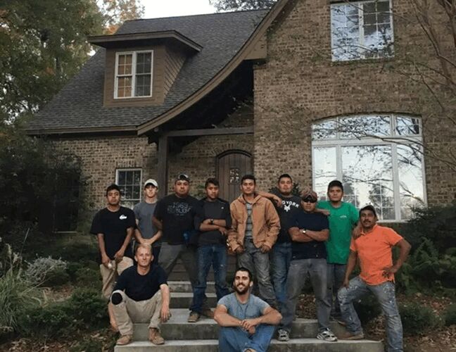 Guyette Roofing team at work — Montgomery, AL