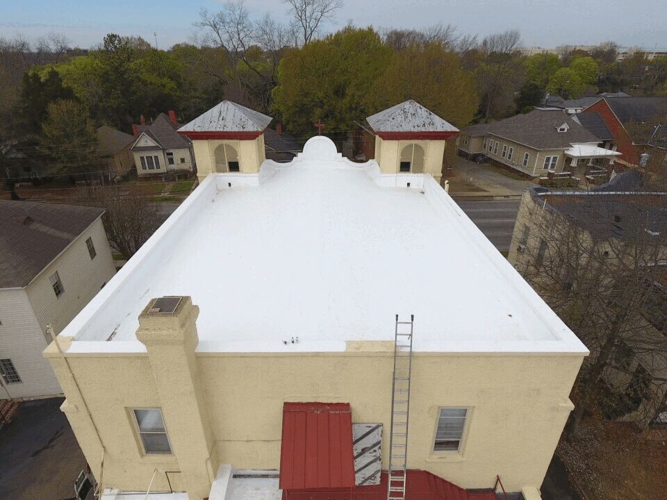 Roof after replacement by Guyette Roofing — new GAF shingles